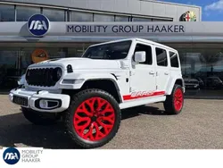 Wit Nieuw 2025 Jeep Wrangler Unlimited Rubicon SUV | € 149.900