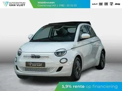 Wit Nieuw 2025 Fiat 500e Style Cabriolet | € 28.790 (Super prijs)