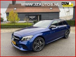 Blauw, metallic lak Gebruikt 2021 Mercedes C300e AMG Stationwagen | € 26.900 (Super prijs)