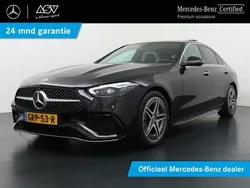 Zwart, metallic lak Gebruikt 2024 Mercedes C180 AMG line Sedan | € 54.895 (Duur)