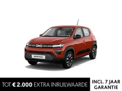 Rood, metallic lak Nieuw 2025 Dacia Spring Expression Hatchback | € 20.500