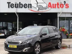 Zwart Gebruikt 2017 Peugeot 308 GT-line Stationwagen | € 6.695 (Super prijs)