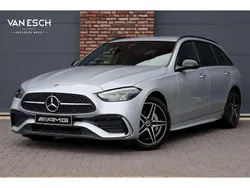 Zilver Gebruikt 2023 Mercedes C300e AMG line Stationwagen | € 39.500 (Eerlijke prijs)