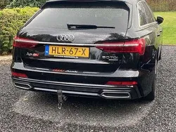 Zwart Gebruikt 2021 Audi A6 S-Line Stationwagen | € 55.000
