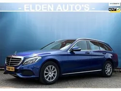 Blauw, metallic lak Gebruikt 2014 Mercedes C180 Ambition Stationwagen | € 15.900 (Eerlijke prijs)