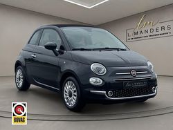 Zwart (metallic) Gebruikt 2017 Fiat 500C Lounge Cabriolet | € 11.495 (Eerlijke prijs)