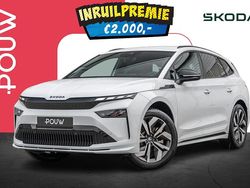 Wit Nieuw 2025 Skoda Enyaq iV SportLine SUV | € 53.250 (Goede deal)