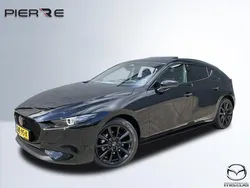 Zwart, metallic lak Gebruikt 2024 Mazda 3 Exclusive-Line Hatchback | € 35.845