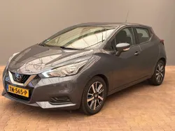 Grijs, metallic lak Gebruikt 2018 Nissan Micra N-Connecta Hatchback | € 10.900 (Eerlijke prijs)