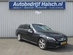 Zwart, metallic lak Gebruikt 2017 Mercedes C220 Stationwagen | € 13.950