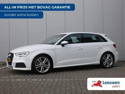 Wit Gebruikt 2018 Audi A3 Sportback S-Line Hatchback | € 16.795 (Eerlijke prijs)