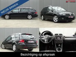 Zwart Gebruikt 2012 VW Golf VII Highline Stationwagen | € 7.950 (Goede deal)