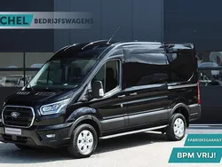 Zwart Nieuw 2024 Ford Transit Limited Van | € 45.500 (Iets duurder)