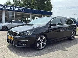 Zwart Gebruikt 2019 Peugeot 308 GT-line Stationwagen | € 17.950 (Duur)
