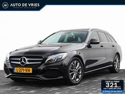 Zwart Gebruikt 2017 Mercedes C180 Avantgarde Stationwagen | € 18.950 (Goede deal)