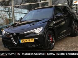 Zwart (metallic) Gebruikt 2019 Alfa Romeo Stelvio Quadrifoglio SUV | € 51.995 (Eerlijke prijs)