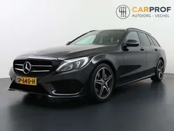 Zwart Gebruikt 2018 Mercedes C180 AMG Stationwagen | € 18.495 (Eerlijke prijs)