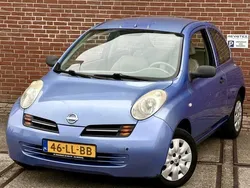 Blauw, metallic lak Gebruikt 2003 Nissan Micra Visia Hatchback | € 995 (Eerlijke prijs)
