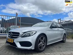 Grijs, metallic lak Gebruikt 2017 Mercedes C250 AMG line Stationwagen | € 25.950 (Eerlijke prijs)