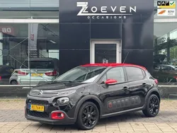 Zwart, metallic lak Gebruikt 2017 Citroën C3 PureTech Hatchback | € 8.995 (Eerlijke prijs)