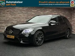Zwart Gebruikt 2021 Mercedes C180 AMG Stationwagen | € 27.900 (Eerlijke prijs)