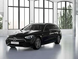 Zilver, metallic lak Nieuw 2024 Mercedes C300e AMG line Stationwagen | € 68.350 (Eerlijke prijs)