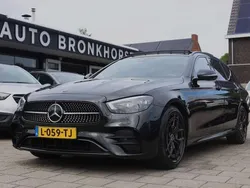 Zwart Gebruikt 2020 Mercedes E300 AMG line Stationwagen | € 34.950 (Super prijs)