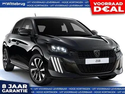 Zwart Nieuw 2025 Peugeot 208 Style Hatchback | € 26.888 (Goede deal)