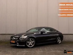 Zwart, metallic lak Gebruikt 2016 Mercedes C180 AMG line Coupé | € 19.900 (Eerlijke prijs)
