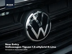 Grijs, metallic lak Nieuw 2025 VW Tiguan R-line SUV | € 59.850 (Eerlijke prijs)