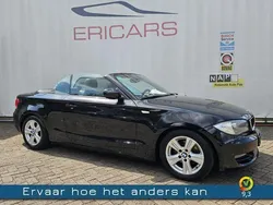 Zwart, metallic lak Gebruikt 2011 BMW 118 Cabriolet Executive Cabriolet | € 10.950 (Eerlijke prijs)