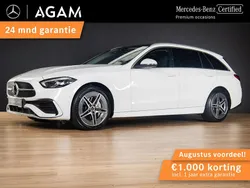 Wit Gebruikt 2024 Mercedes C300 AMG line Stationwagen | € 46.950 (Super prijs)