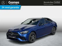Blauw Gebruikt 2023 Mercedes C300e AMG line Sedan | € 47.950 (Eerlijke prijs)