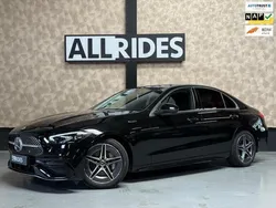 Zwart Gebruikt 2021 Mercedes C180 AMG line Sedan | € 39.450 (Super prijs)
