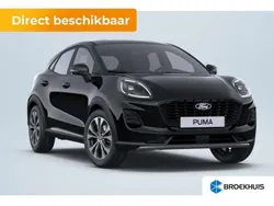 Zwart, metallic lak Nieuw 2025 Ford Puma Titanium SUV | € 33.685 (Goede deal)