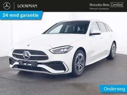 Wit Gebruikt 2024 Mercedes C300e AMG Stationwagen | € 46.750 (Eerlijke prijs)
