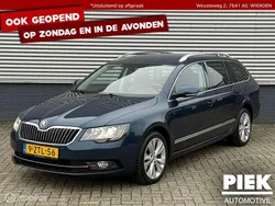 Blauw, metallic lak Gebruikt 2015 Skoda Superb Business Line Stationwagen | € 7.999 (Eerlijke prijs)
