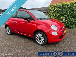 Rood Gebruikt 2019 Fiat 500 Lounge Cabriolet | € 10.950 (Goede deal)