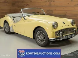 Geel Gebruikt 1959 Triumph TR3 Cabriolet | € 21.000