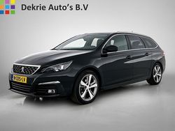 Zwart (metallic) Gebruikt 2020 Peugeot 308 SW GT-line Stationwagen | € 14.990