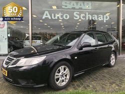Zwart Gebruikt 2008 Saab 9-3 Linear Stationwagen | € 6.950 (Duur)