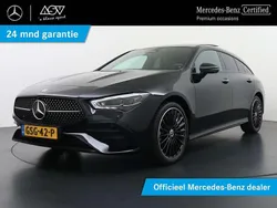 Zwart, metallic lak Gebruikt 2024 Mercedes CLA250e Shooting Brake AMG line Stationwagen | € 41.995 (Iets duurder)