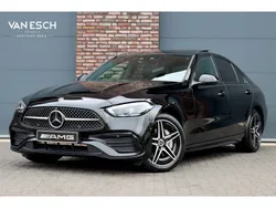 Zwart Gebruikt 2024 Mercedes C300e AMG line Sedan | € 56.500 (Eerlijke prijs)