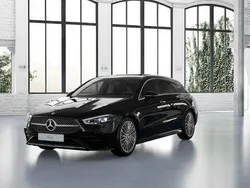 Zwart, metallic lak Gebruikt 2024 Mercedes CLA180 Shooting Brake AMG line Stationwagen | € 49.950
