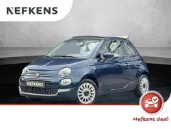 Blauw Gebruikt 2018 Fiat 500C Lounge Cabriolet | € 16.925 (Duur)