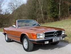 Goudbyzanzgold met. Gebruikt 1972 Mercedes SL450 Cabriolet | € 47.900