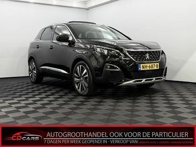 Zwart Gebruikt 2017 Peugeot 3008 GT-line SUV | € 13.950 (Duur)