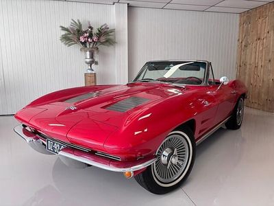Rood Gebruikt 1963 Chevrolet Corvette C2 Cabriolet | € 69.500