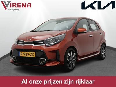 tweedehands Kia Picanto 1.0 T-GDi GT-Line 5p - Navigatie - Schuif-/kanteldak - Lichtmetalen Velgen 15" - Climate Control - Apple/Android Carplay - Fabrieksgarantie tot 12-2029