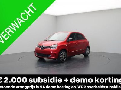 tweedehands Renault Twingo Z.E. R80 E-Tech Techno 22 kWh ¤ 19.945 NA SUBSIDIE / PACK COMFORT/ VERWARMBARE VOORSTOELEN/ 16"LM VELGEN ZWART/ PARK ASSIST/ MISTLAMPEN/ ETC.. 11-2022! RIJKLAAR